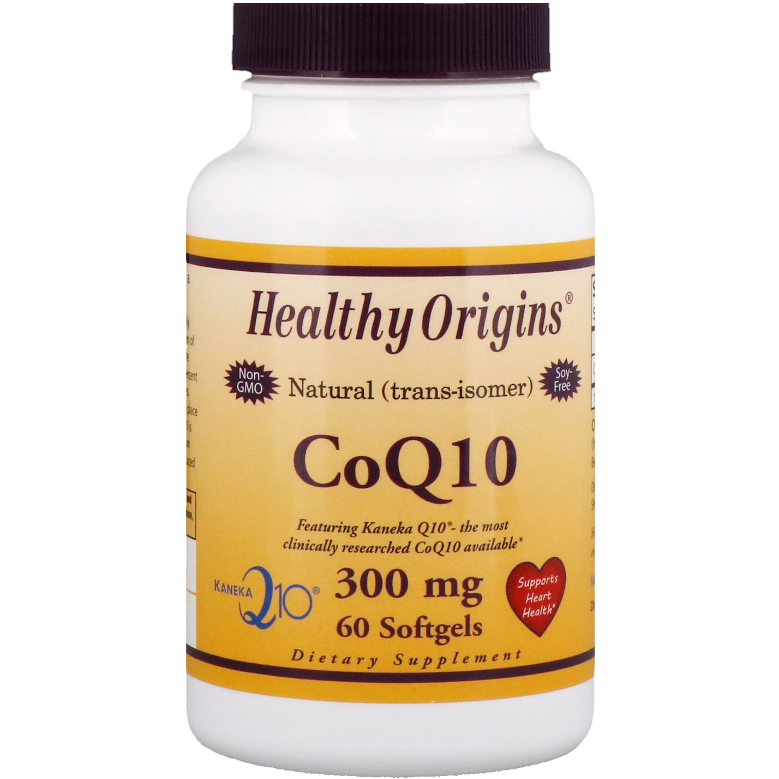 Healthy Origins Koenzym Q10 Kaneka 300 mg, 60 softgel kapslí
