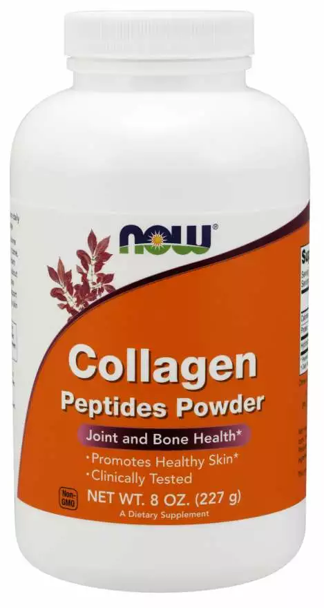 Now Foods Now Collagen Peptides (kolagenní peptidy), čistý prášek, 227 g
