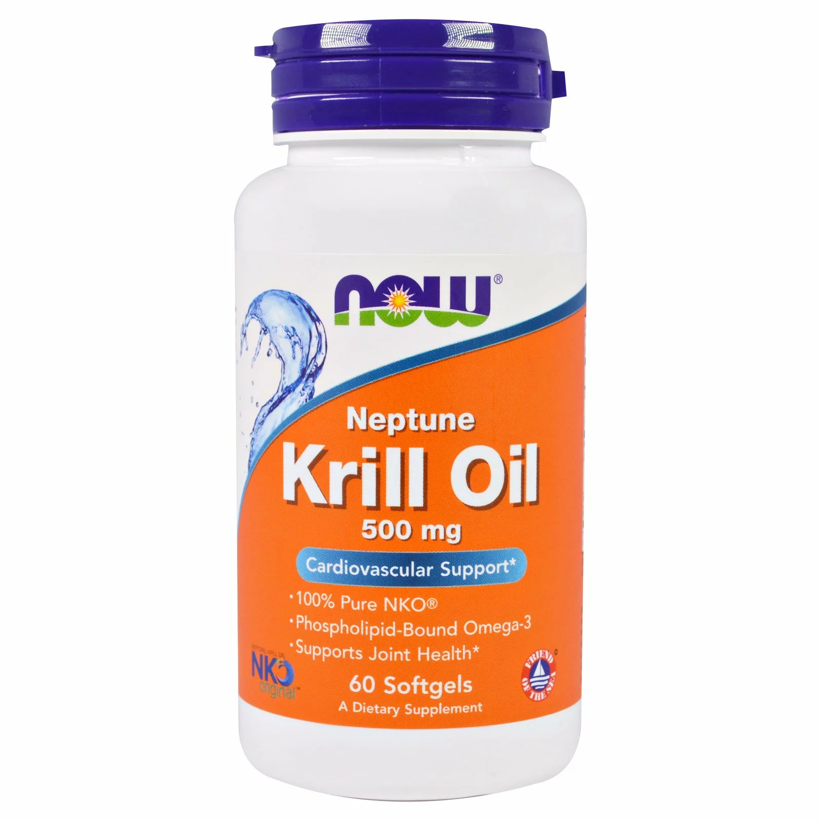Now Foods Krill Oil Neptune 500 mg, 60 softgel kapslí