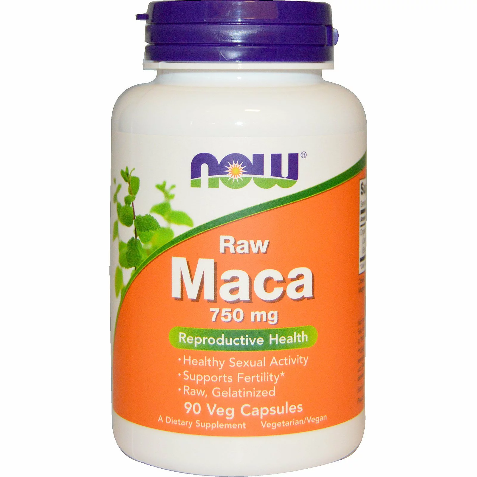 Now Foods Maca, 750 mg, 90 veg.kapslí