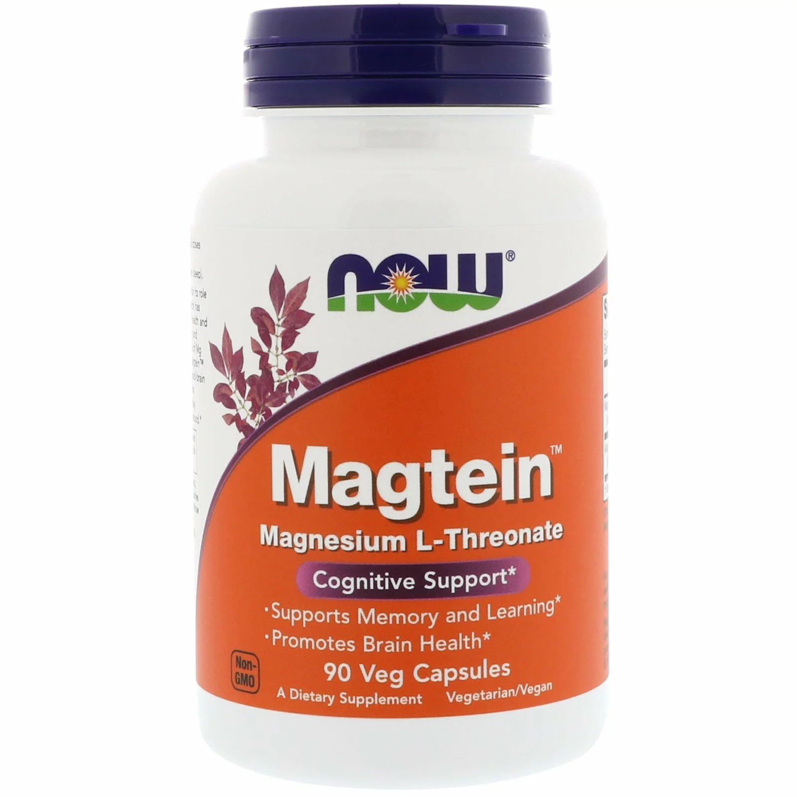Now Foods Magtein Magnesium Threonate 90 kapslí