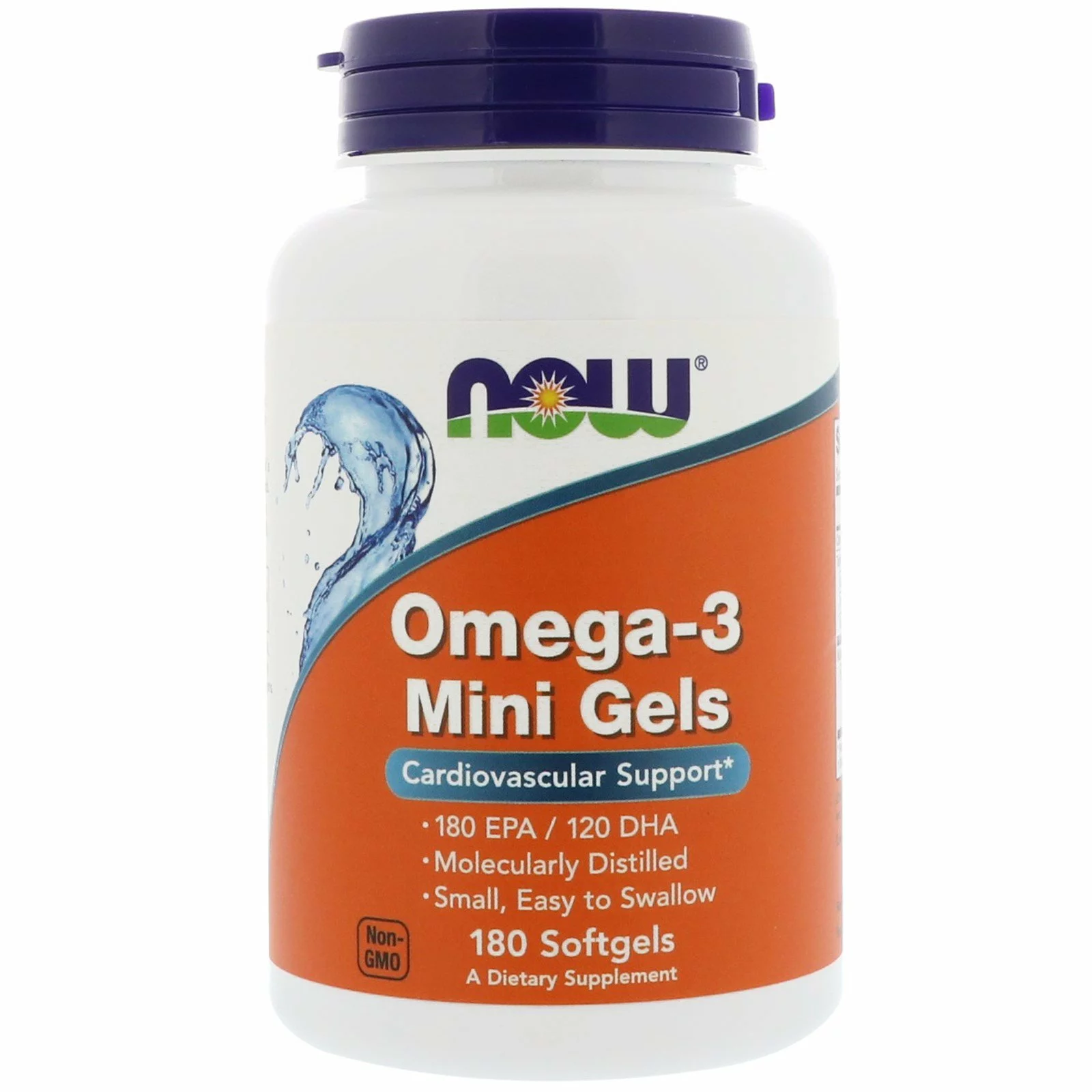 Now Foods Omega-3 Mini Gels, 180 softgel kapslí