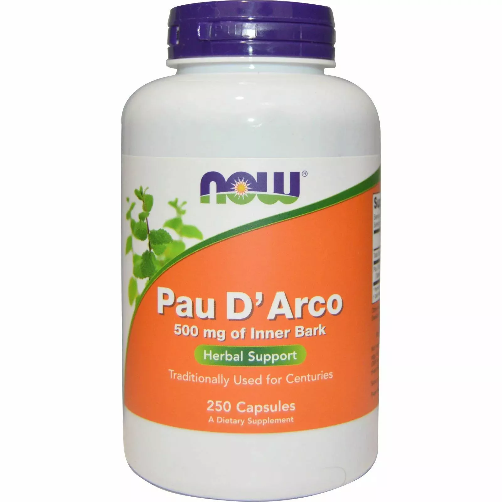 Now Foods Pau D’ Arco (Lapacho), 500 mg, 100 rostlinných kapslí