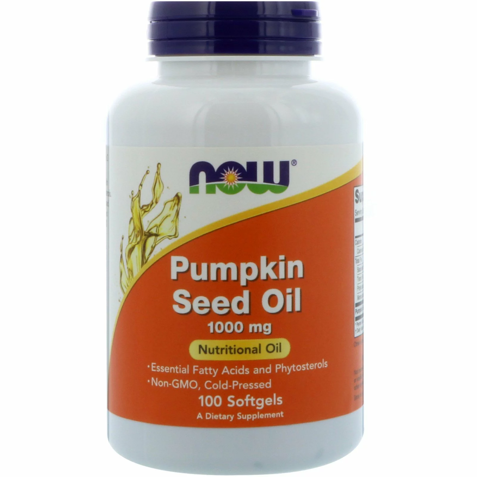 Pumpkin Seed Oil (dýňový olej), 1000 mg, 100 softgel kapslí