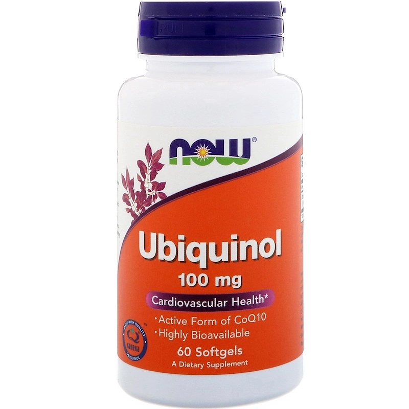 Now Foods Ubiquinol 100 mg, 60 softgel