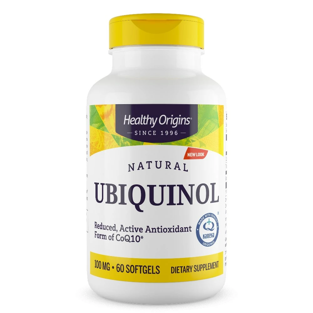 Healthy Origins Ubiquinol Kaneka 100 mg, 60 softgel kapslí