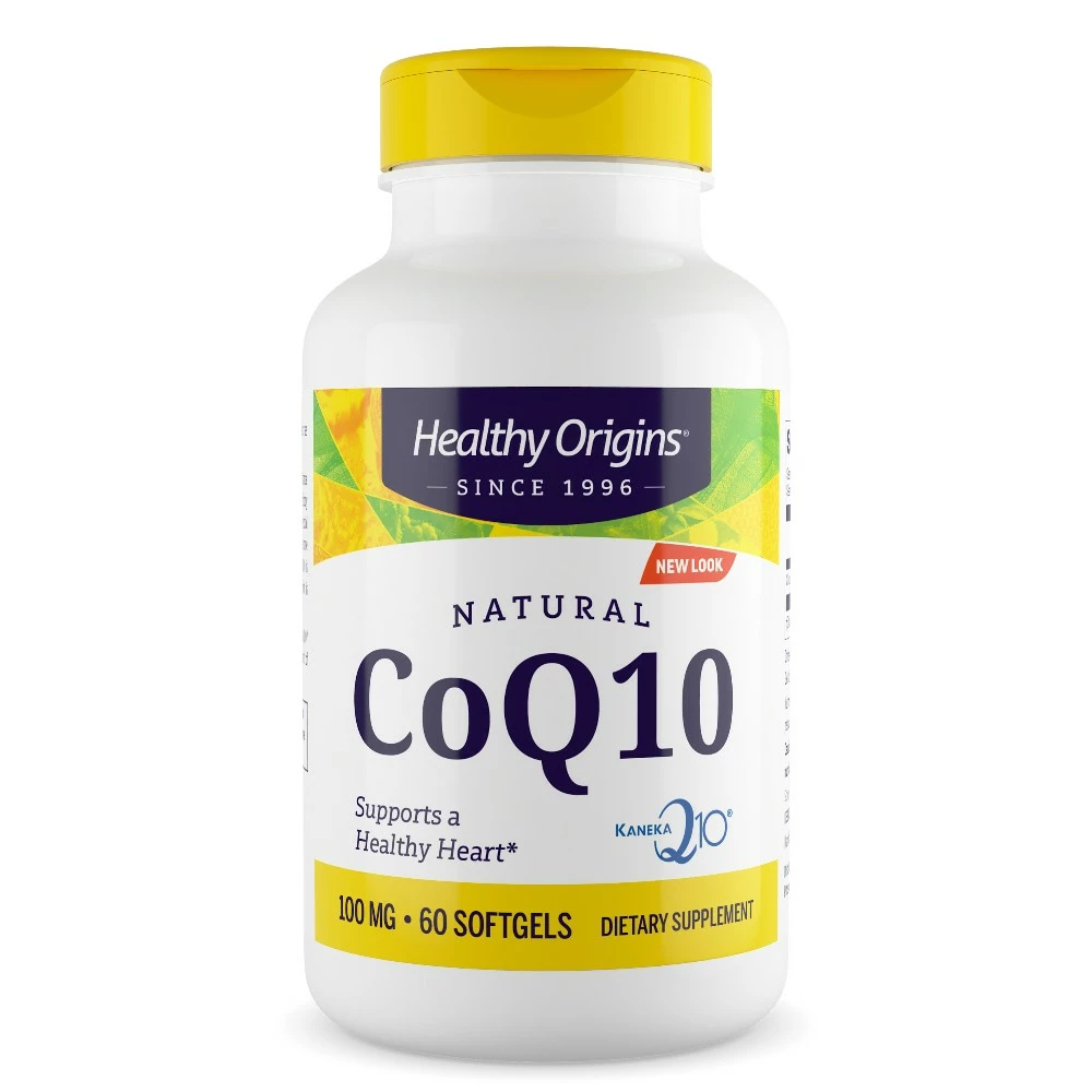 Healthy Origins Koenzym Q10 Kaneka 100 mg, 60 softgel kapslí