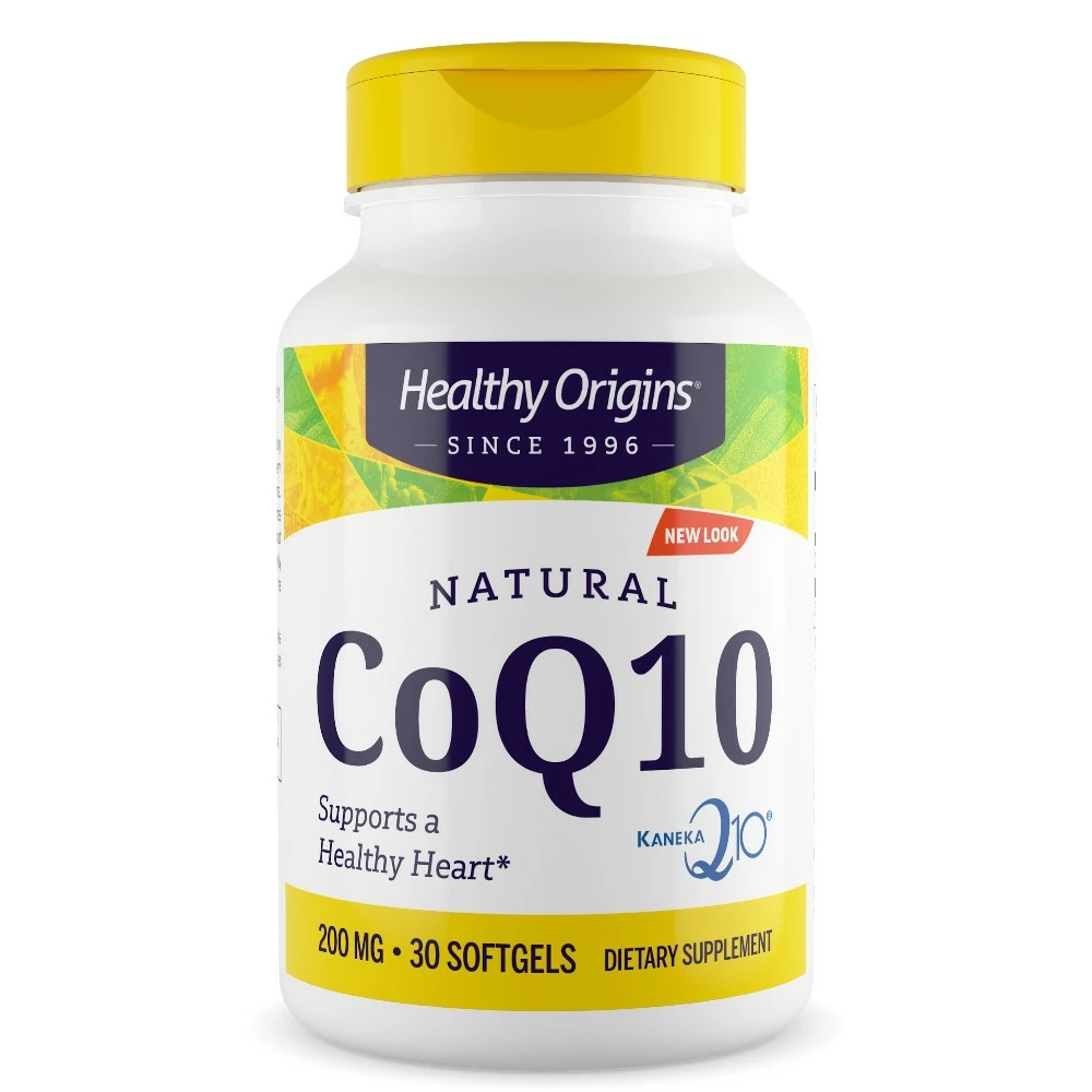 Healthy Origins Koenzym Q10 Kaneka 200 mg, 30 softgel kapslí