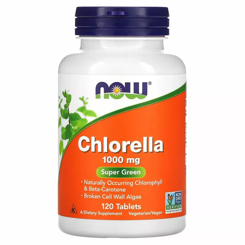 Now Foods NOW Chlorella, 1000 mg, 120 tablet