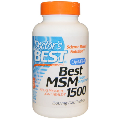 Doctor's Best MSM 1500 mg, 120 tablet