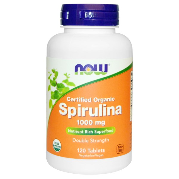 Organická Spirulina 1000 mg, 120 tablet