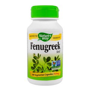 Nature's Way Fenugreek seed ( pískavice řecké seno) 610 mg, 100 veg. kapslí
