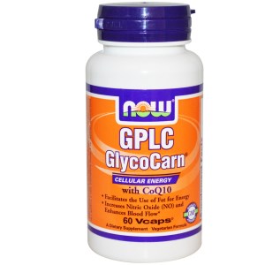 Now Foods GPLC GlycoCarn Karnitin s CoQ10 60 kapslí