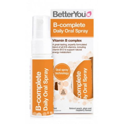 BetterYou B-Complete (Komplex vitaminu B), ústní sprej, 25 ml
