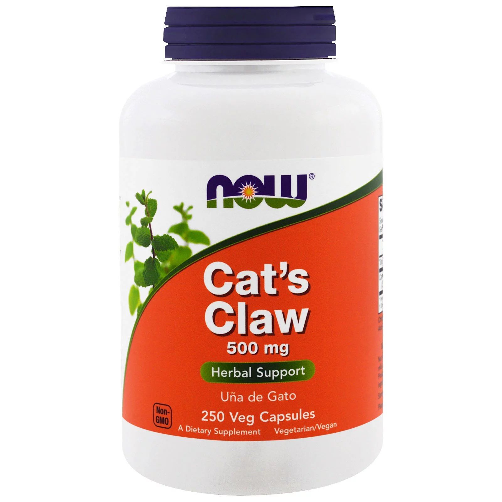 Now Foods Vilcacora (Cat's Claw) 500 mg, 250 rostlinných kapslí
