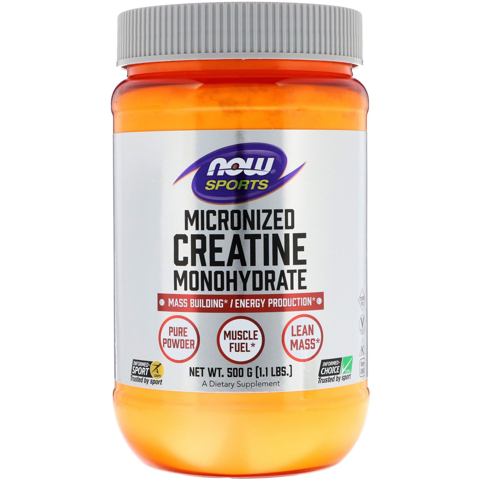 Now Foods Creatine Monohydrate Micronised 500 g