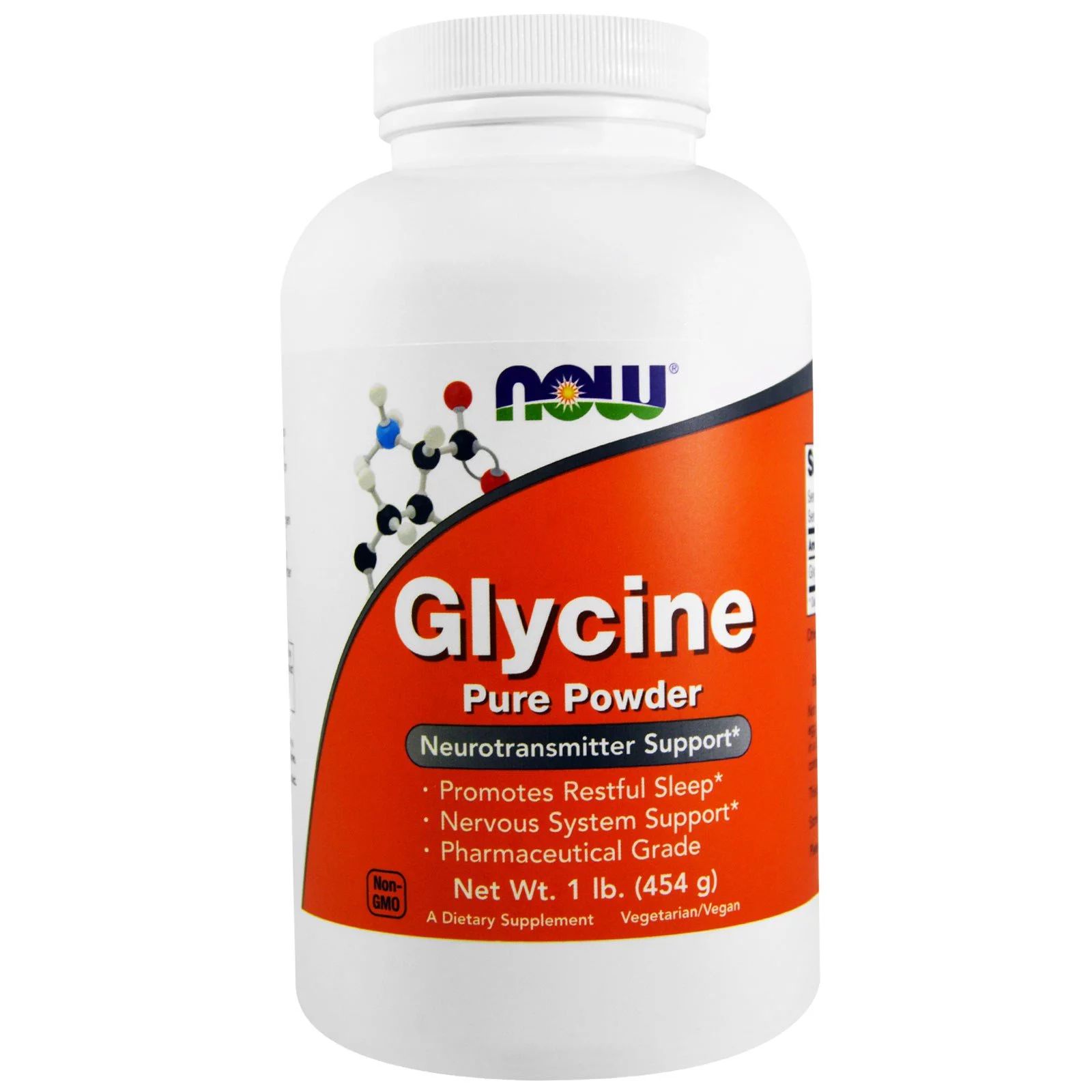 Now Foods Now Glycin, čistý prášek, 454 g :