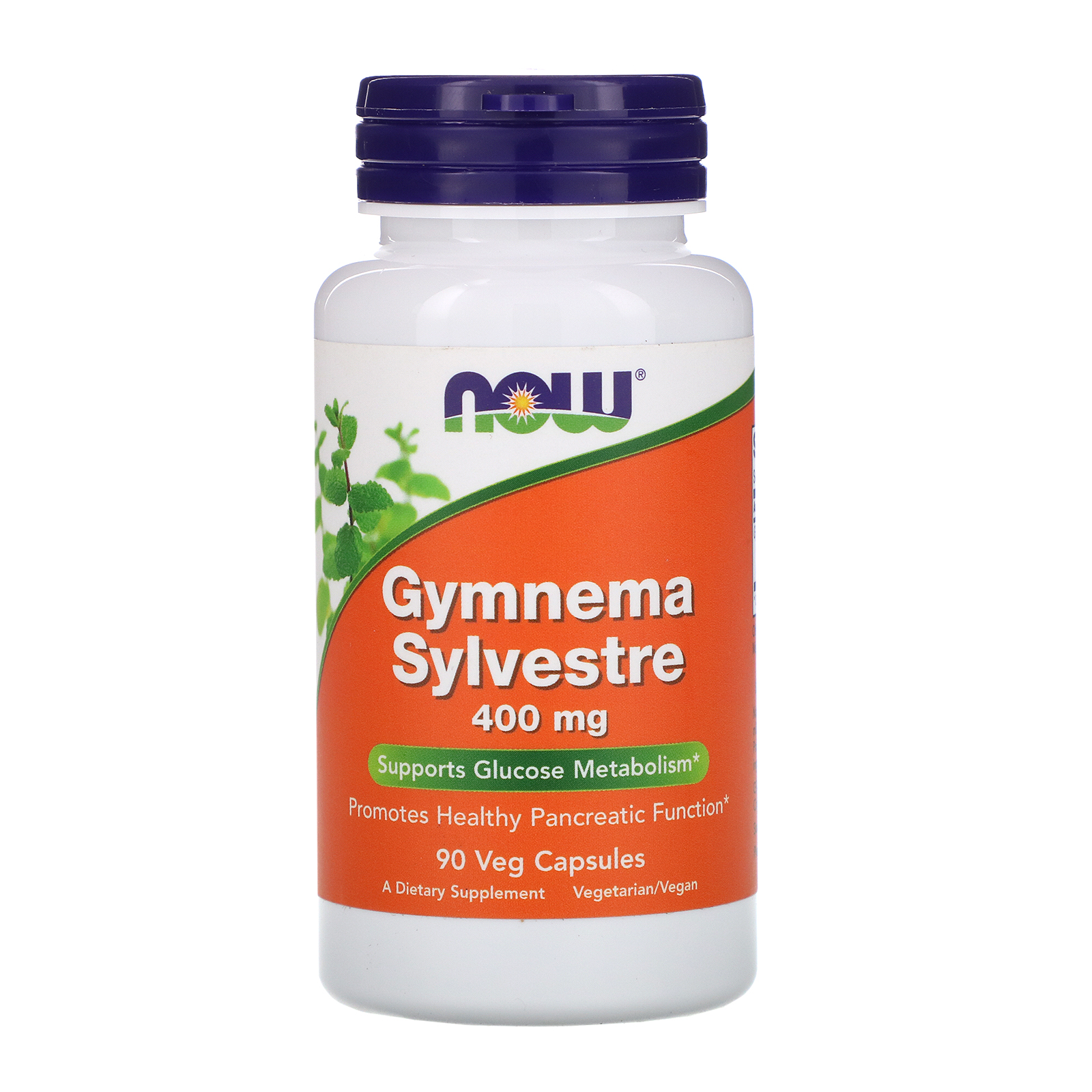 Now Foods Now Gymnema Sylvestre, 400 mg, 90 rostlinných kapslí