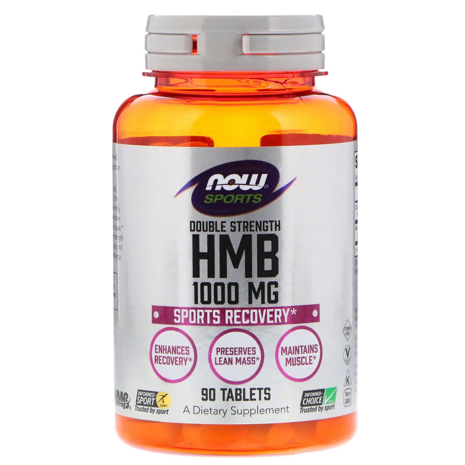 Now Foods HMB, 1000 mg, Double Strength, 1000 mg, 90 tablet