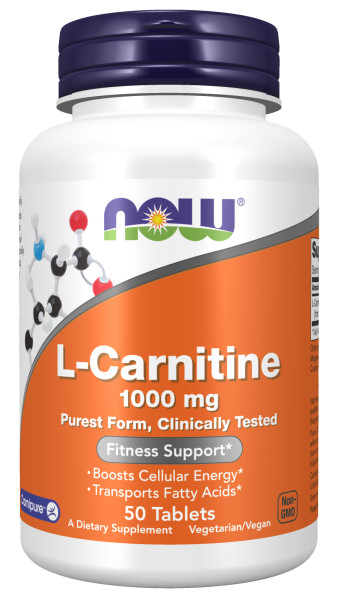 Now Foods Now Foods L-Carnitine 1000 mg, 50 tablet