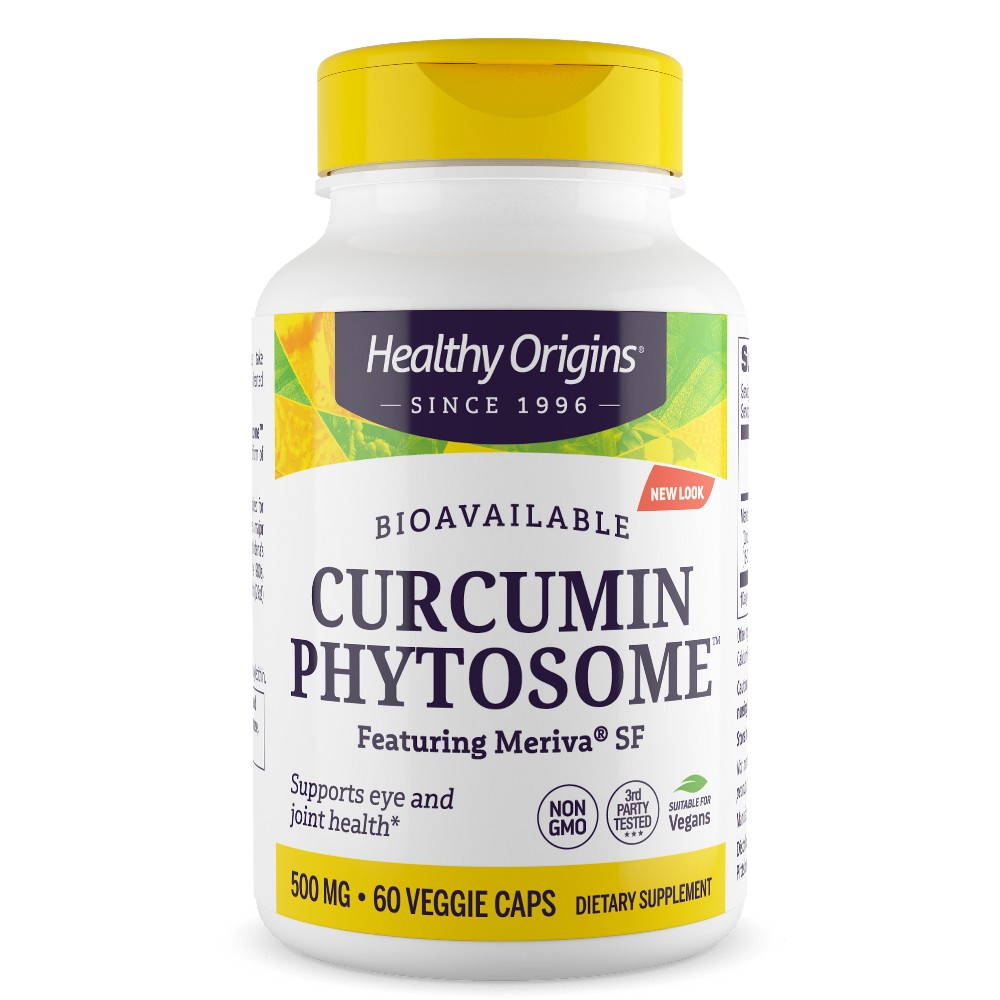 Healthy Origins Curcumin Phytosome 500 mg, 60 rostlinných kapslí