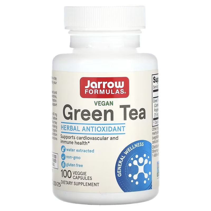 Jarrow Formulas Jarrow Formulas, Green Tea, 100 rostlinných kapslí