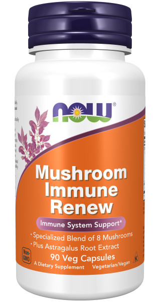 Now Foods NOW Foods, Mushroom Immune Renew, 90 rostlinných kapslí