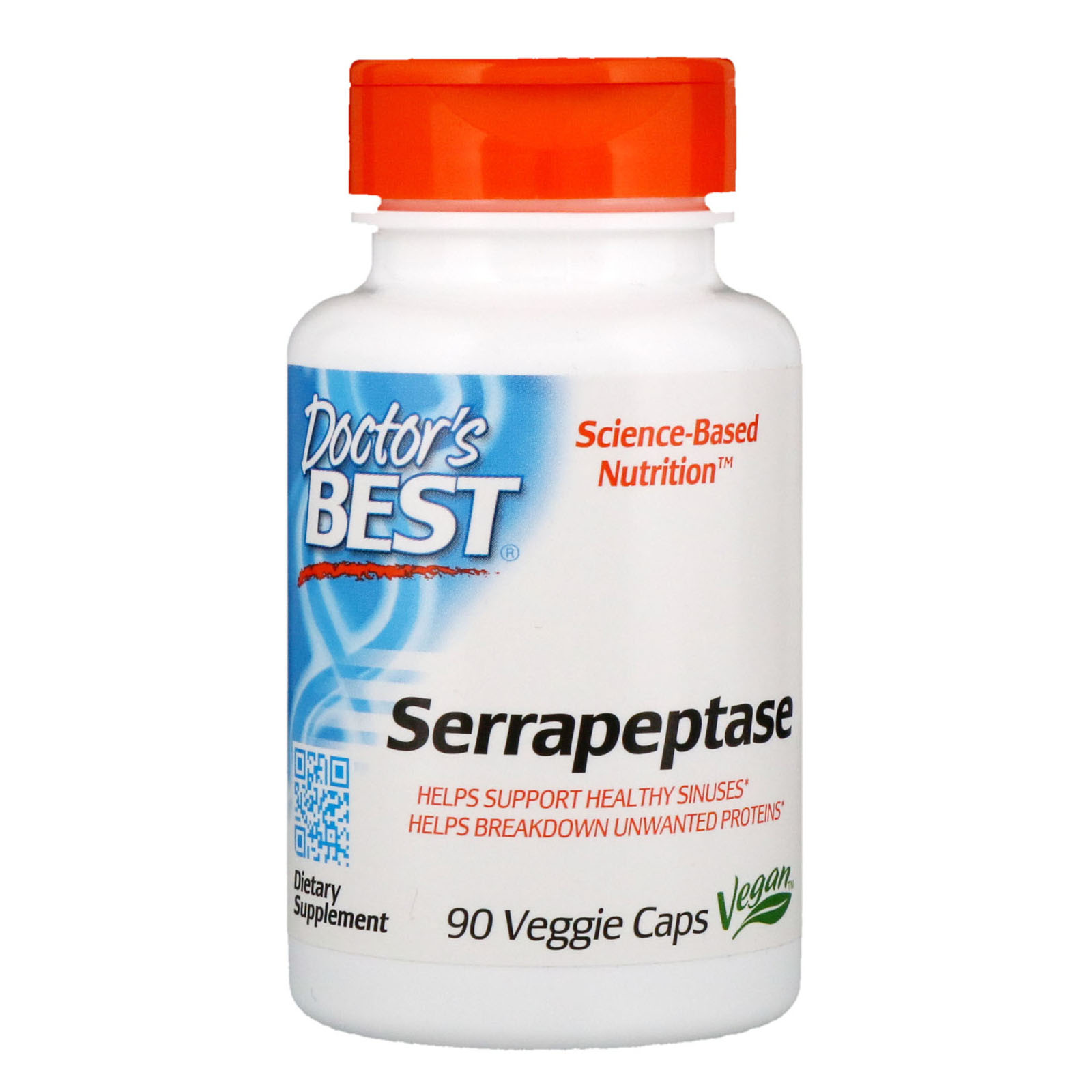 Serrapeptáza 40 000 SPU | 90 vegan kapslí | Nutraday.cz