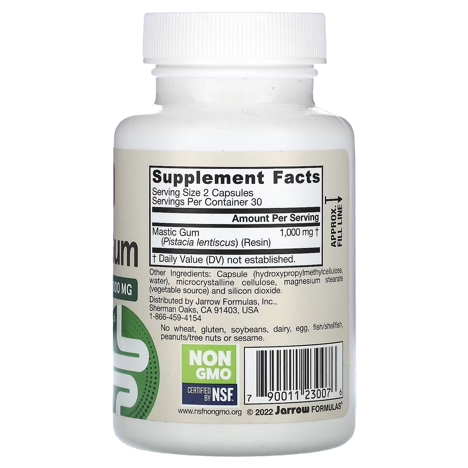 Jarrow Formulas Jarrow Formulas, Mastic Gum (masticha), 500 mg, 60 ...