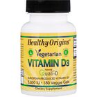 Vegetarian Vitamin D3 5000 IU Quali-D, 180 softgel