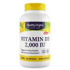 Healthy Origins, Vitamin D3 2000 IU, 360 softgel kapslí