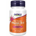 Now Vitamin D3 2000 IU, 120 softgel kapslí