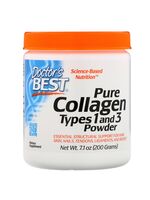 Doctor’s Best, Pure Collagen typu 1 a 3, 200 g, čistý prášek