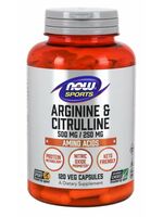 Arginin + Citrulin, 120 rostlinných kapslí