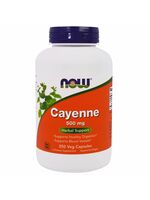 Now Foods Cayenne, 500 mg, 250 rostlinných kapslí
