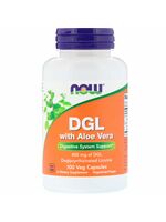 Now Foods DGL + Aloe Vera, 400 mg, 100 veg caps
