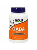 Now Foods Gaba 750 mg, 100 veg kapslí