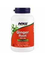 Now Ginger Root, 550 mg, 100 rostlinných kapslí
