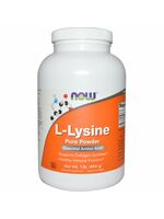 Now Foods L-Lysin, čistý prášek, 454 g