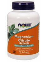 Now Foods Magnesium Citrate (glycinát, citrát, malát), 90 softgel kapslí