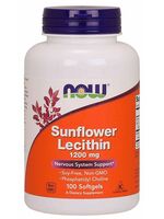 Now Foods Sunflower Lecithin 1200 mg, 100 softgels