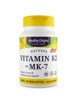 Healthy Origins, Vitamin K2 MK-7 100 mcg, 60 softgel kapslí