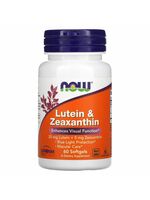 NOW Foods, Lutein & Zeaxanthin, 60 měkkých želatinových kapslí