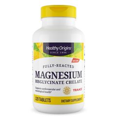 Healthy Origins, Magnesium bisglycinát chelát TRAACS, 120 tablet