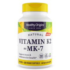 Healthy Origins, Vitamin K2 MK-7 100 mcg, 180 softgel kapslí