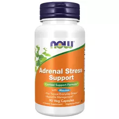 NOW Foods, Adrenal Stress Support (nadledvinky) with Relora™, 90 rostlinných kapslí