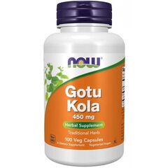Now Foods, Gotu Kola, 450 mg, 100 rostlinných kapslí