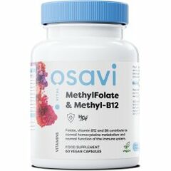 Osavi, MethylFolate & Methyl B-12, 120 veganských kapslí