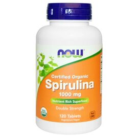 NOW Spirulina 1000 mg, 120 tablet