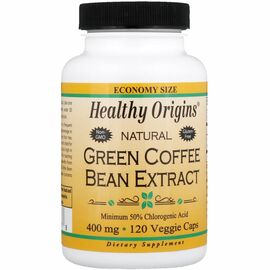 Healthy_Origins_Green Coffee Bean Extract_400 mg_120 veg kapsli